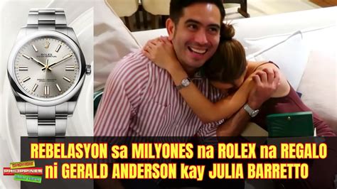 gerald anderson Rolex